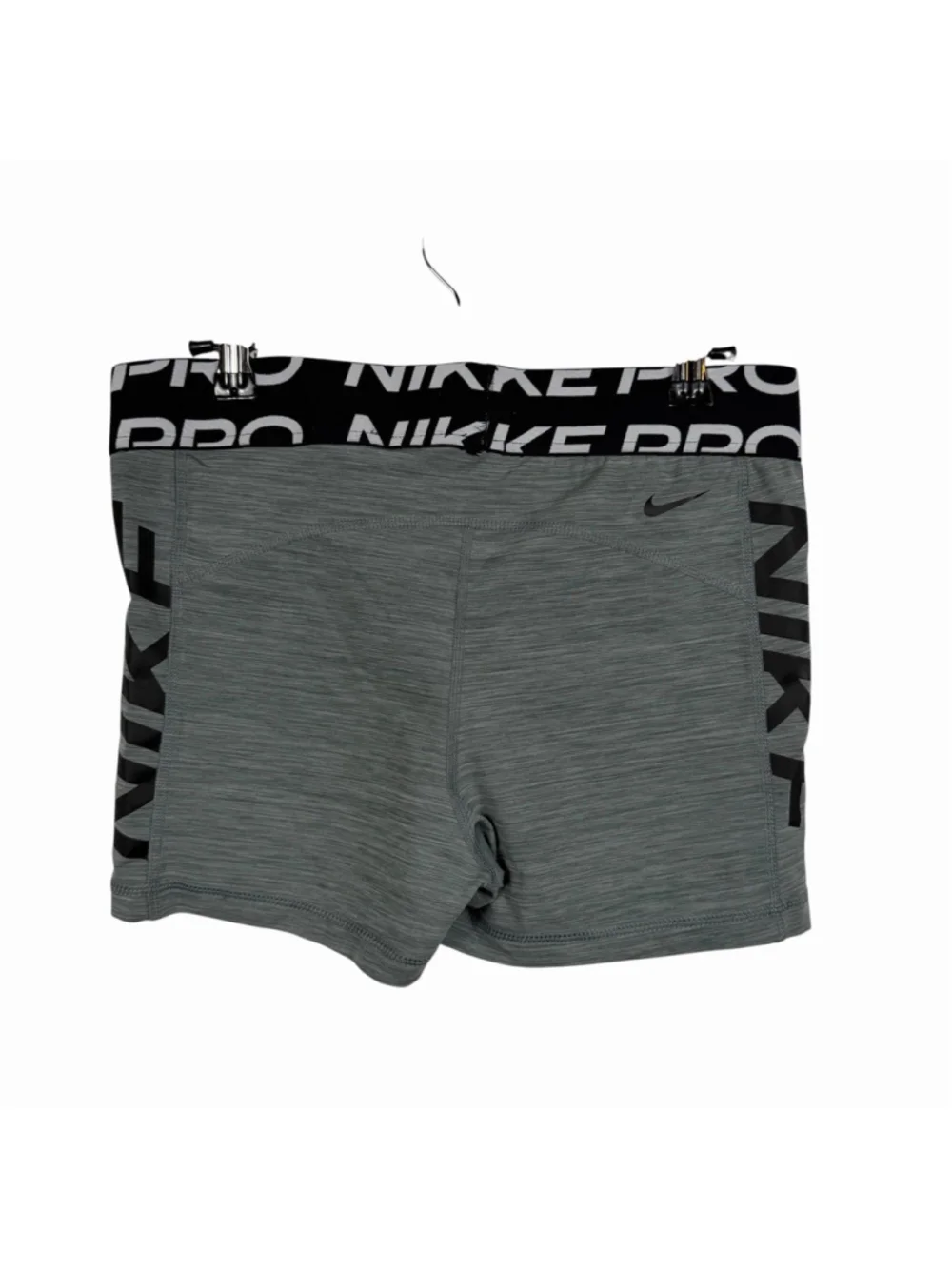 Nike Gray Pro Dri-FIT Athletic Gym Compression Shorts Women's Size Large